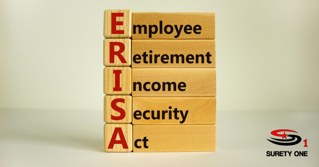erisa, erisa bond, erisa fidelity bond, pension bond, pension plan bond, 401K bond, 401K fidelity bond, fidelity bond, fidelity bonds, ERISA fidelty bond, ERISA fidelity bonds, surety one, suretyone.com;