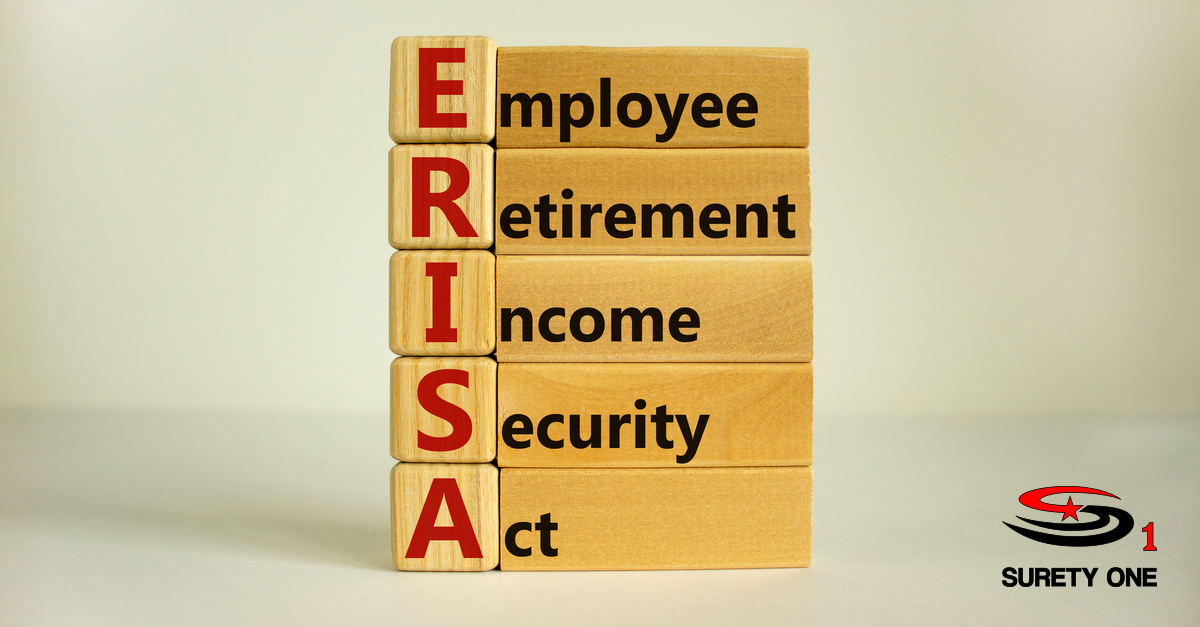 erisa, erisa bond, erisa fidelity bond, pension bond, pension plan bond, 401K bond, 401K fidelity bond, fidelity bond, fidelity bonds, ERISA fidelty bond, ERISA fidelity bonds, surety one, suretyone.com, ESOP bond, KSOP bond, ESOP fidelity bond, KSOP fidelity bond;